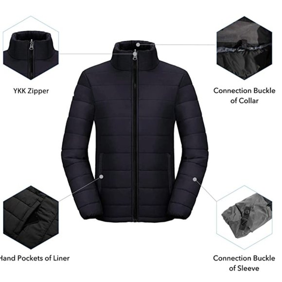 Wantdo Women's 3 in 1 Waterproof Ski Jacket Windproof Winter Snow Coat Snowboard - Picture 10 of 11